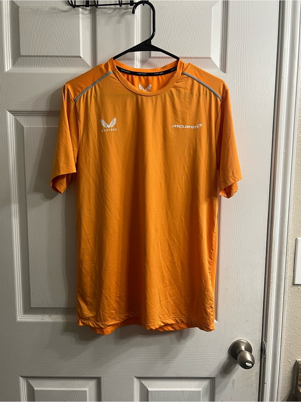 Castore x McLaren F1 Team Performance Tech Tee Shirt Orange